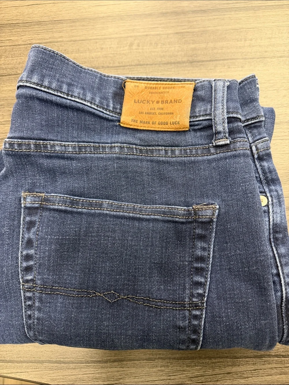 Slim Straight Men's Jeans in Dark Blue